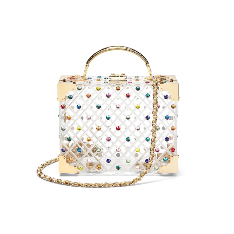 Trunk in Diamond Cut Transparent Acrylic with Candy Crystals