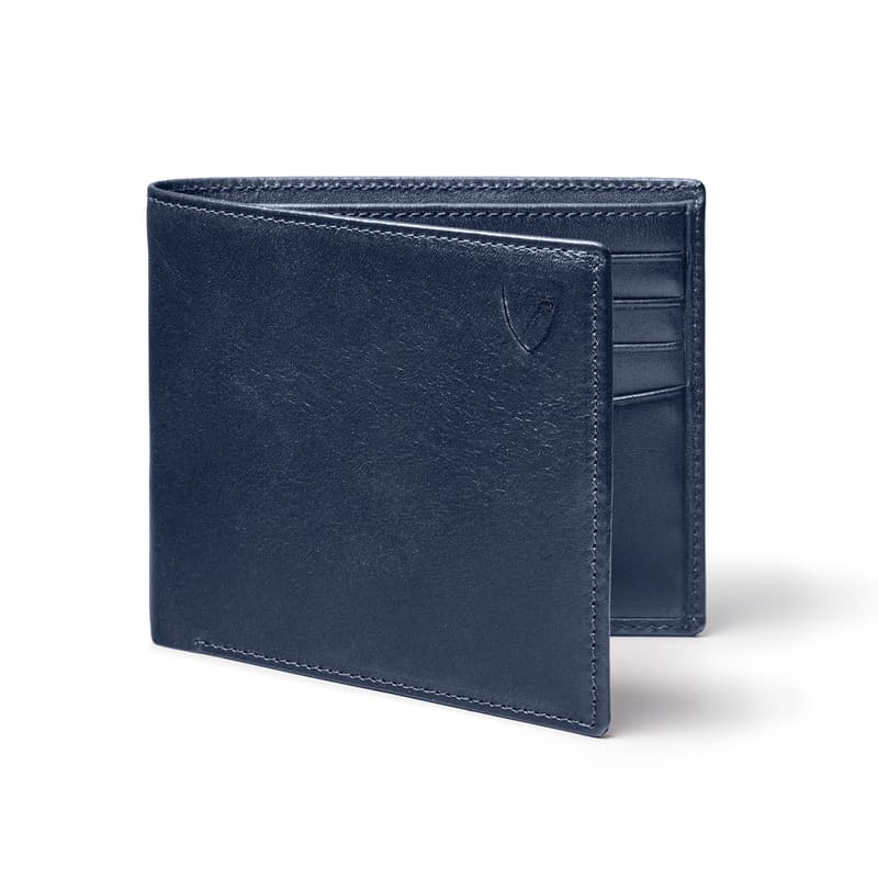 8 Card Billfold Wallet in Smooth Navy