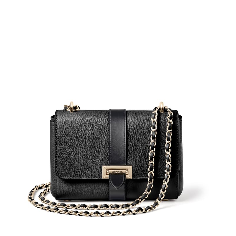 Lottie Bag in Black Pebble