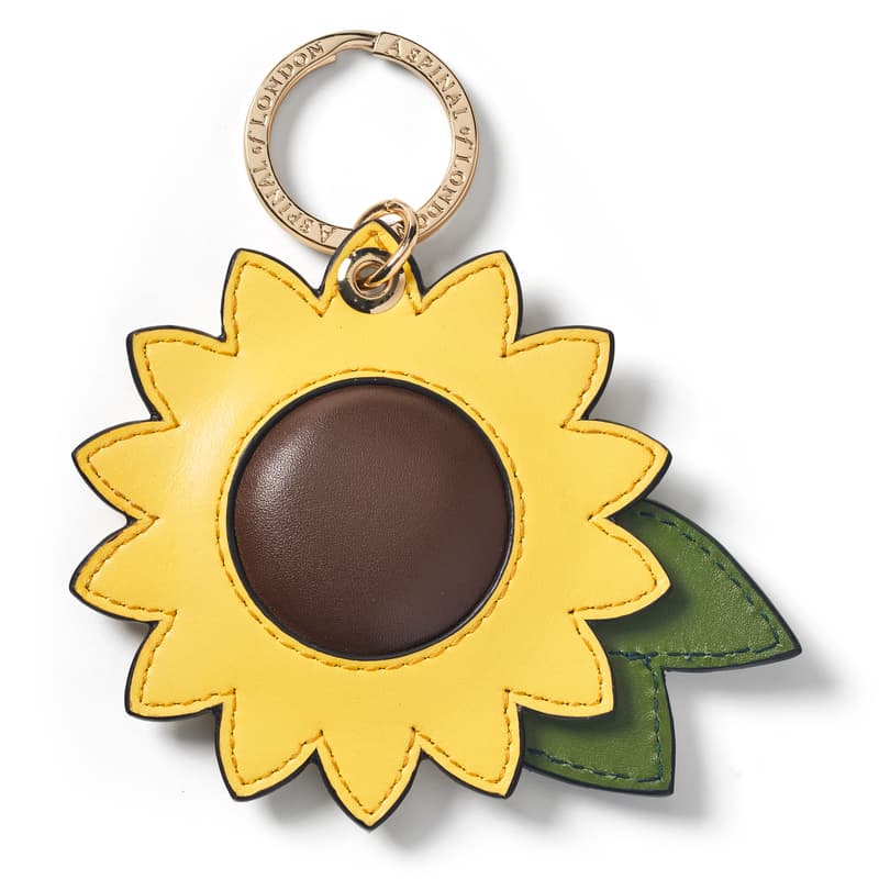 Happy Sunflower Keyring