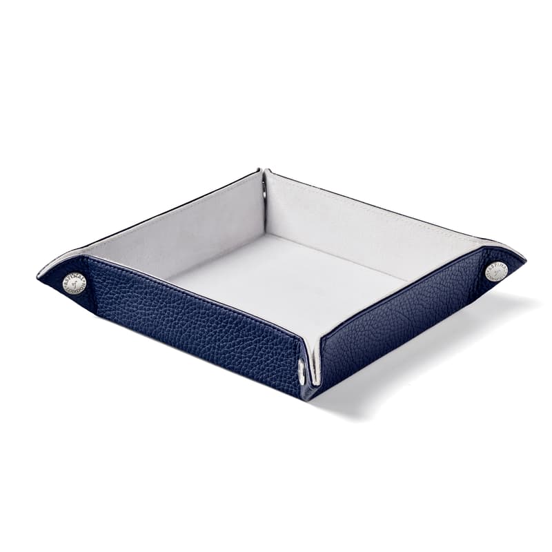 Medium Tidy Tray in Navy Pebble
