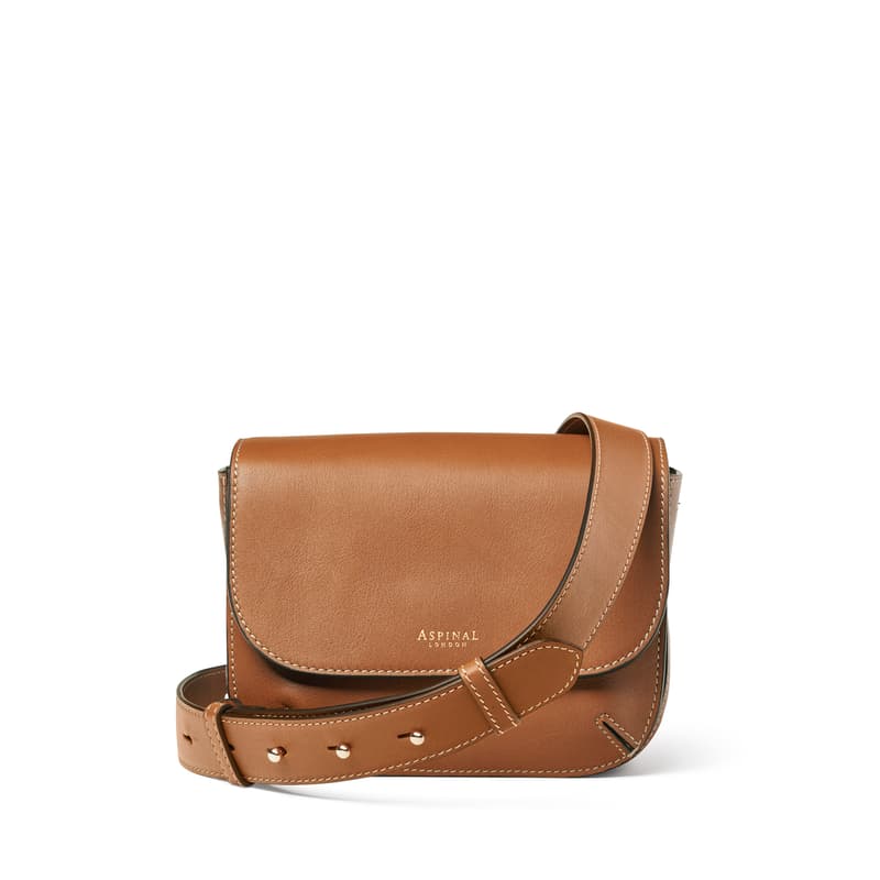 Ella Crossbody Bag in Smooth Tan