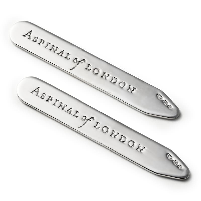Sterling Silver Collar Stiffeners