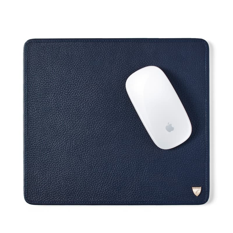 Mouse Pad in Navy Pebble