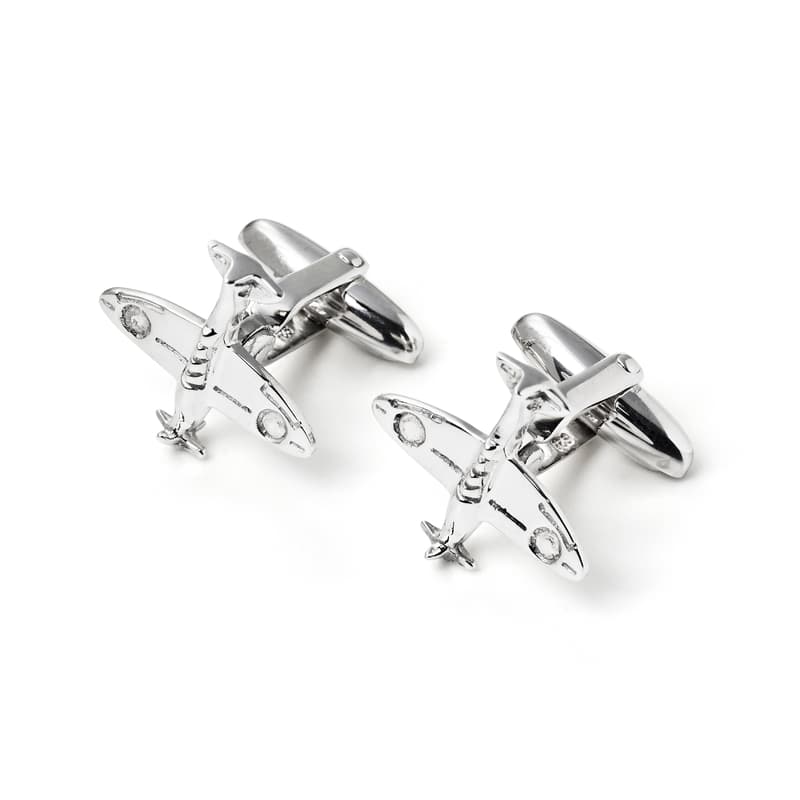 Sterling Silver Spitfire Cufflinks