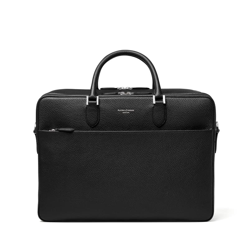 48 Hour Mount Street Travel Bag in Black Pebble