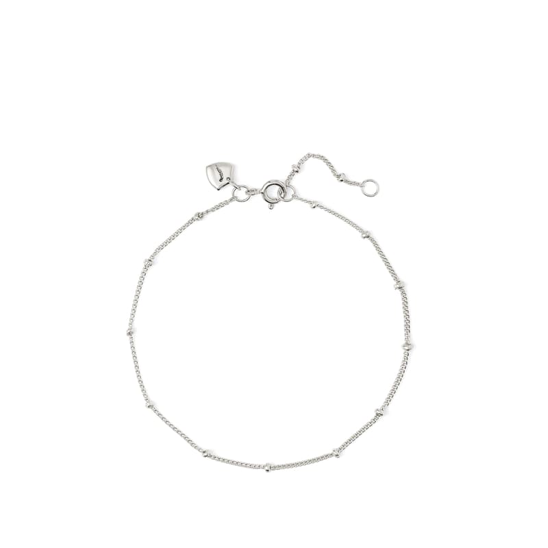 Beaded Bracelet in Sterling Silver 925