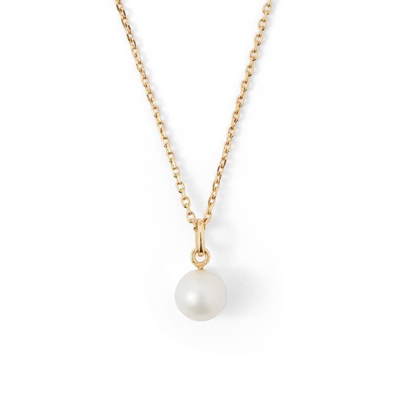 Pearl Pendant Necklace in 18ct Gold Vermeil