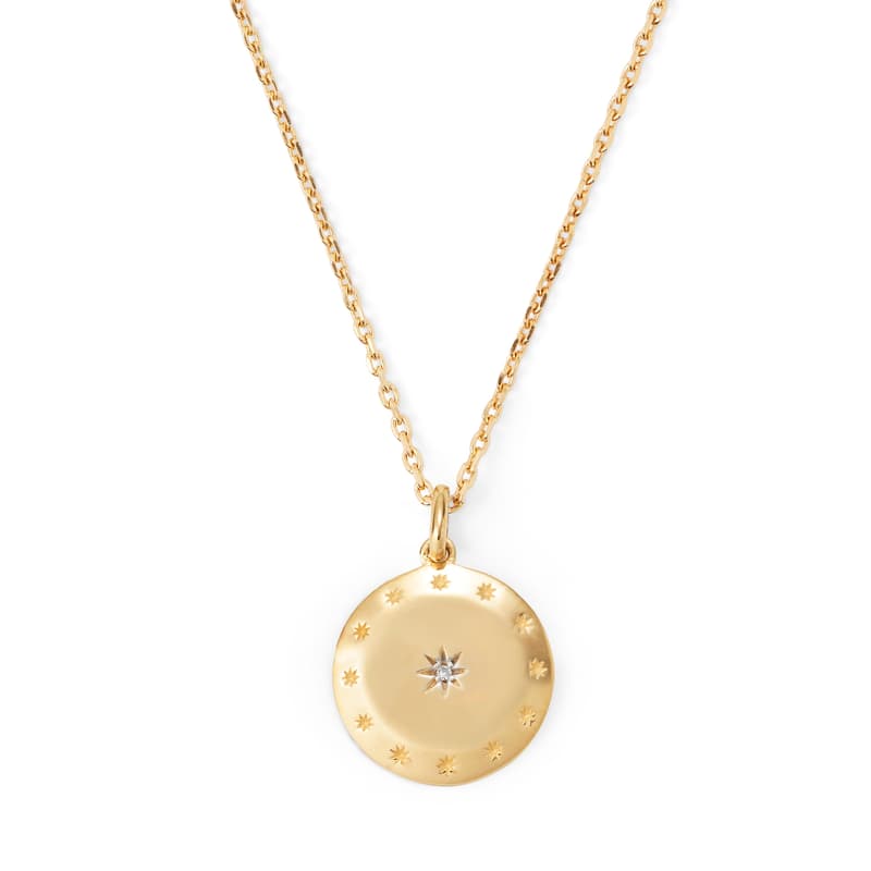 Diamond Starlight Orion Necklace in 18ct Gold Vermeil