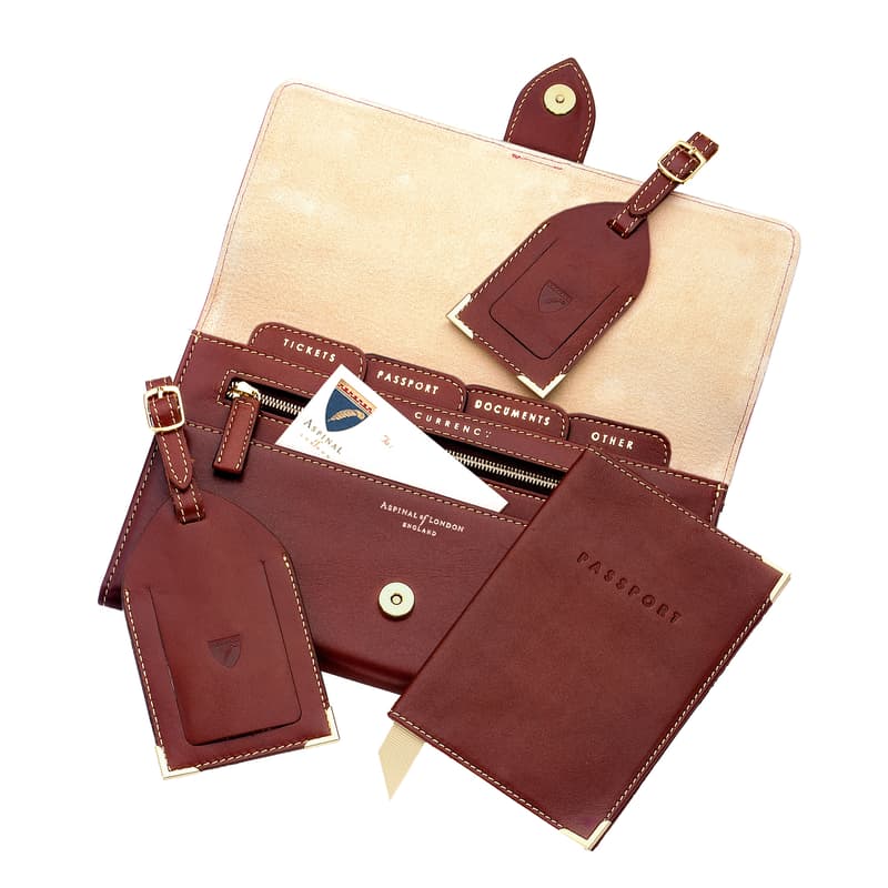 Deluxe Travel Collection in Smooth Cognac
