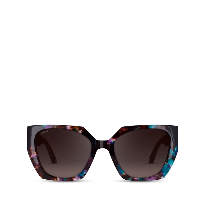 Henley Women's Sunglasses in Teal Marble Acetate