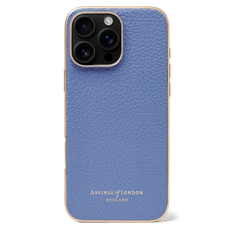 iPhone 16 Pro Max Case in Capri Blue Pebble
