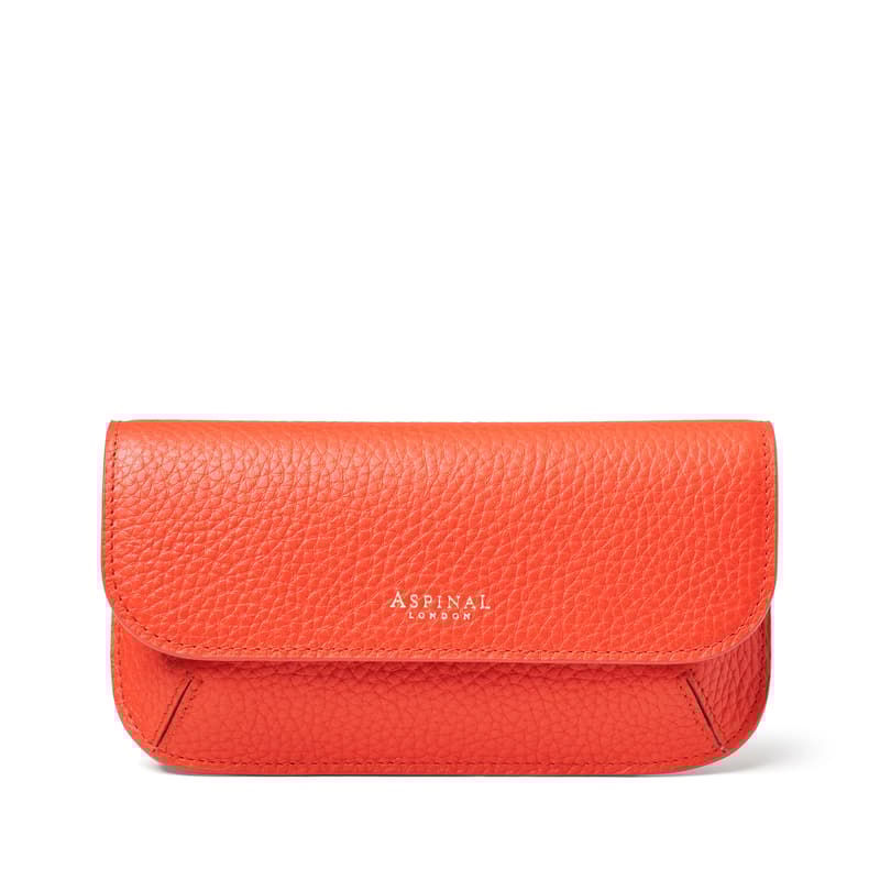 Ella Sunglasses Case in Coral Pebble