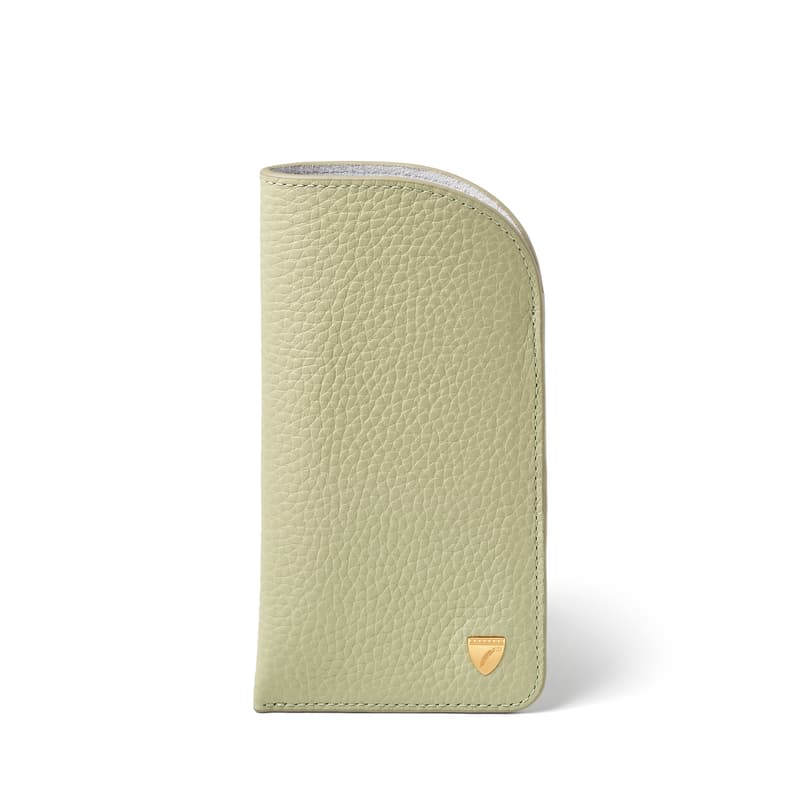 Glasses Case in Pistachio Pebble