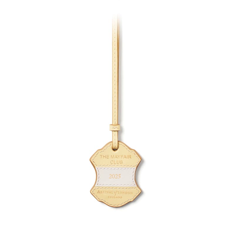 Mayfair Club Tag in Meadow Yellow & Smooth Chalk White