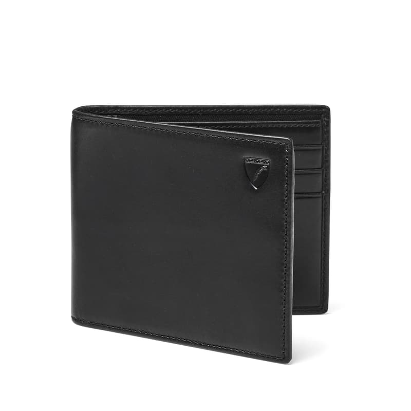 Billfold RFID Wallet in Smooth Black