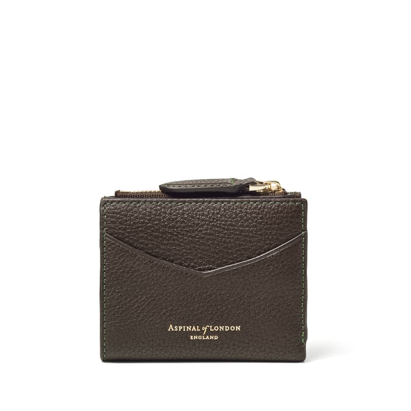 Hudson Multi-Use Pocket Wallet in Dark Brown Pebble