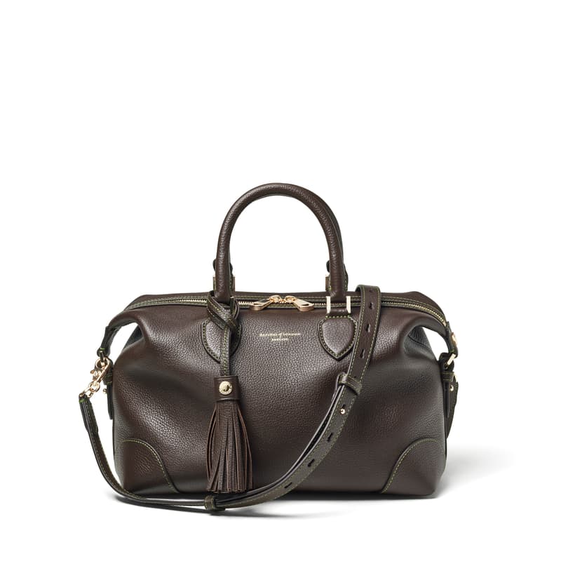 Hudson Bag in Dark Brown Pebble