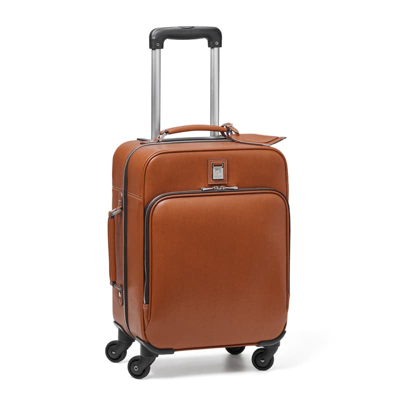 Connaught Cabin Case in Tan Saffiano