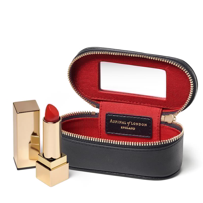 Purse Tidy All in Black Quilted Nappa