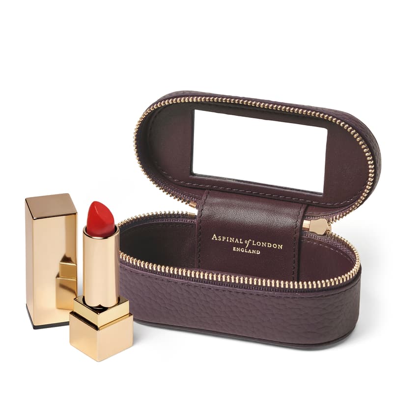 Purse Tidy All in Fig Pebble