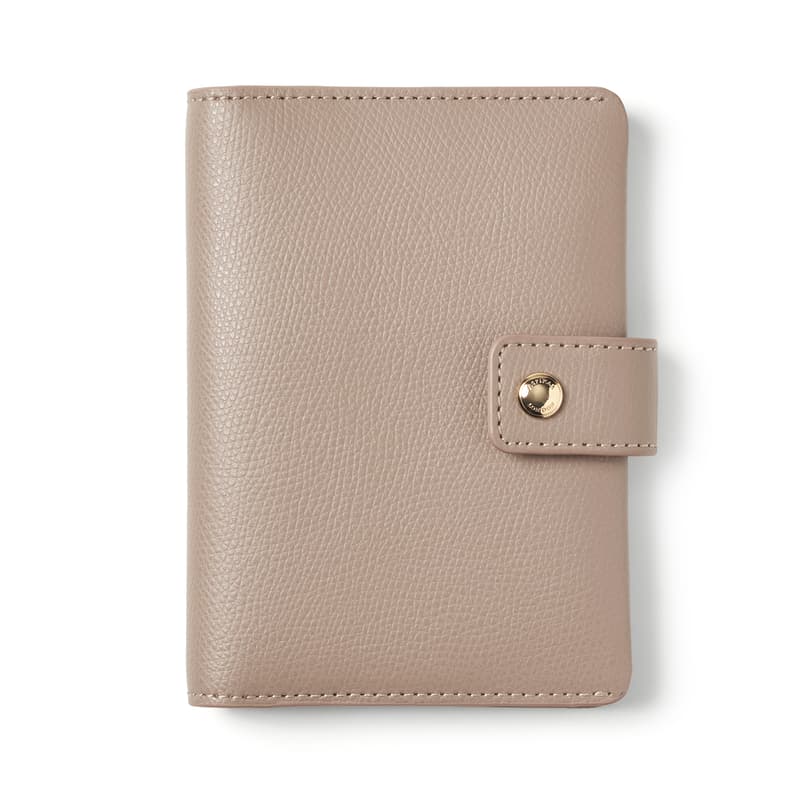 Duo Passport Cover in Moleskin Soft Saffiano