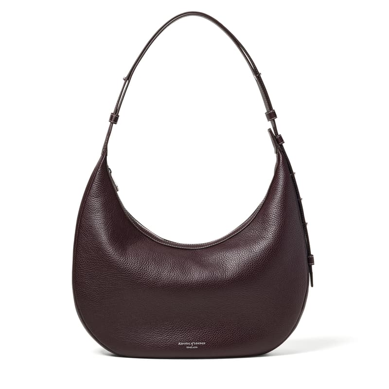 Hudson Crescent in Wine Milled Pebble