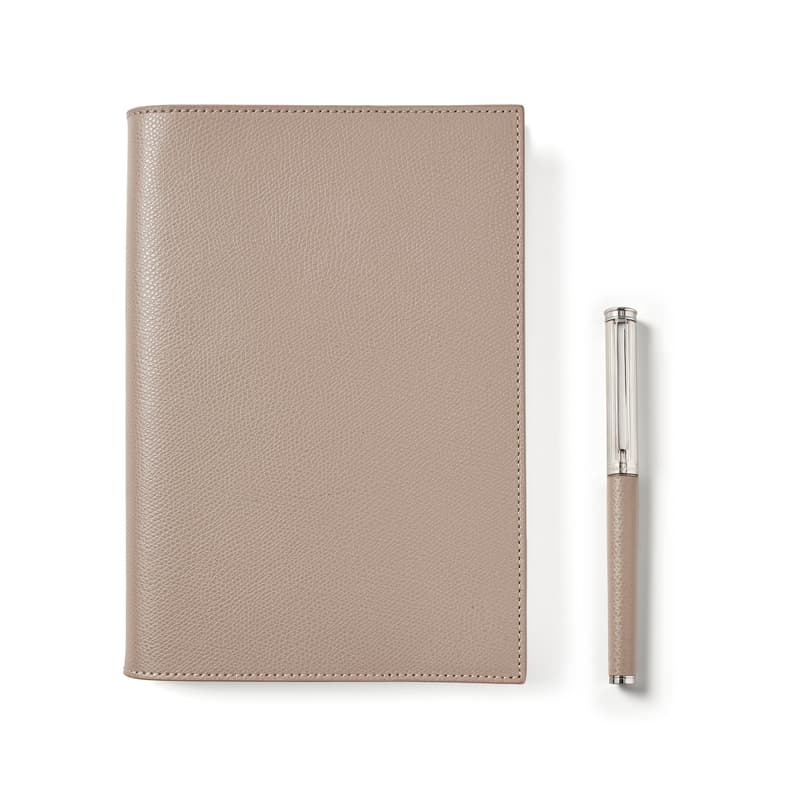 A5 Refillable Journal & Pen Set in Moleskin Soft Saffiano