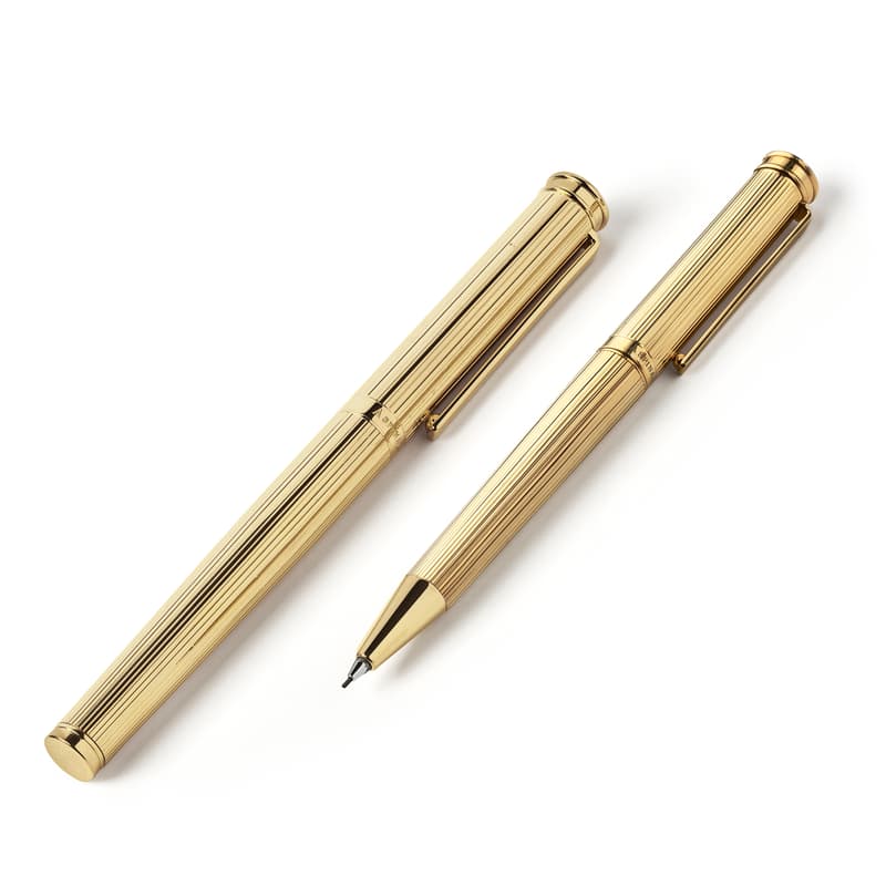 Regent Pen & Pencil Set in 23ct Gold Plated