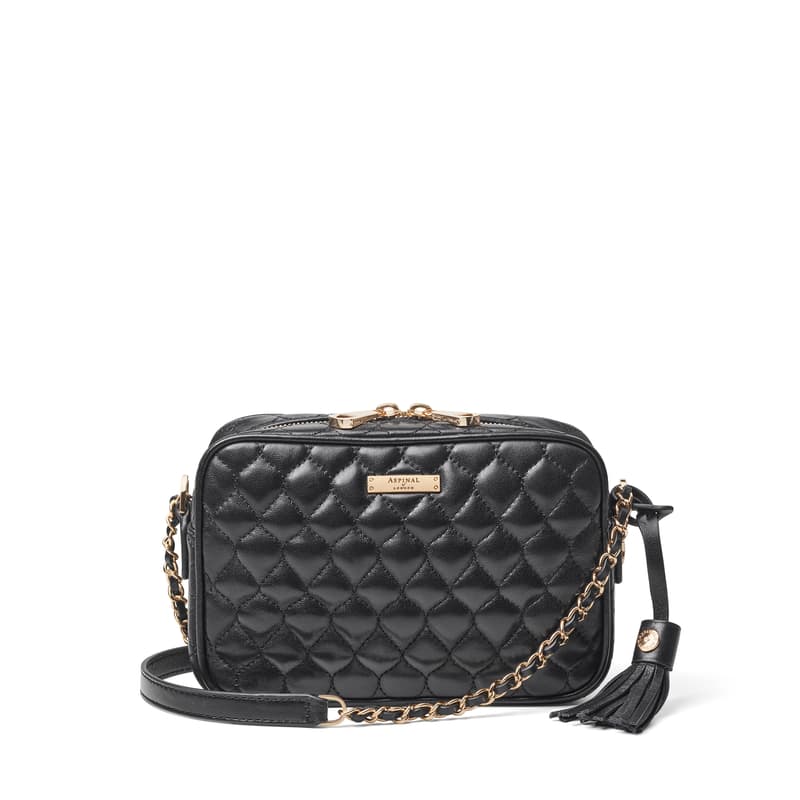Alice Bag in Black Quilted Nappa