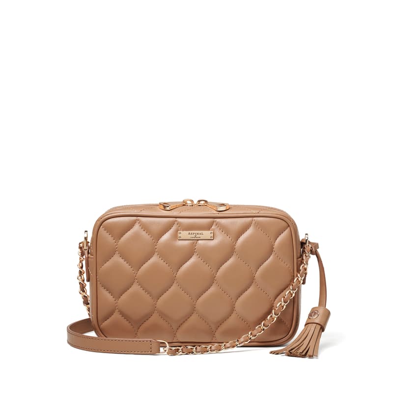 Alice Bag in Caramel Quilted Nappa