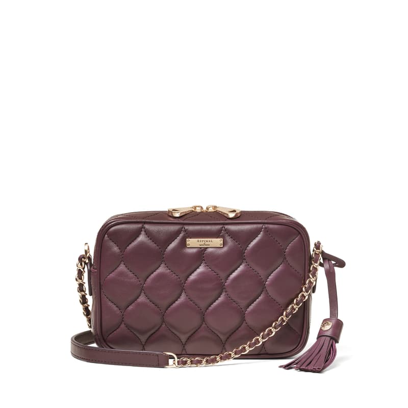 Alice Bag in Fig Quilted Nappa
