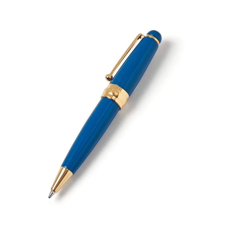 Baby Ballpoint Enamel Pen in Topaz & 18ct Gold Plated