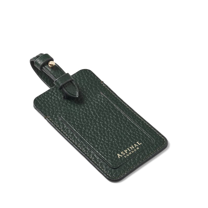 Luggage Tag in Alpine Green Pebble