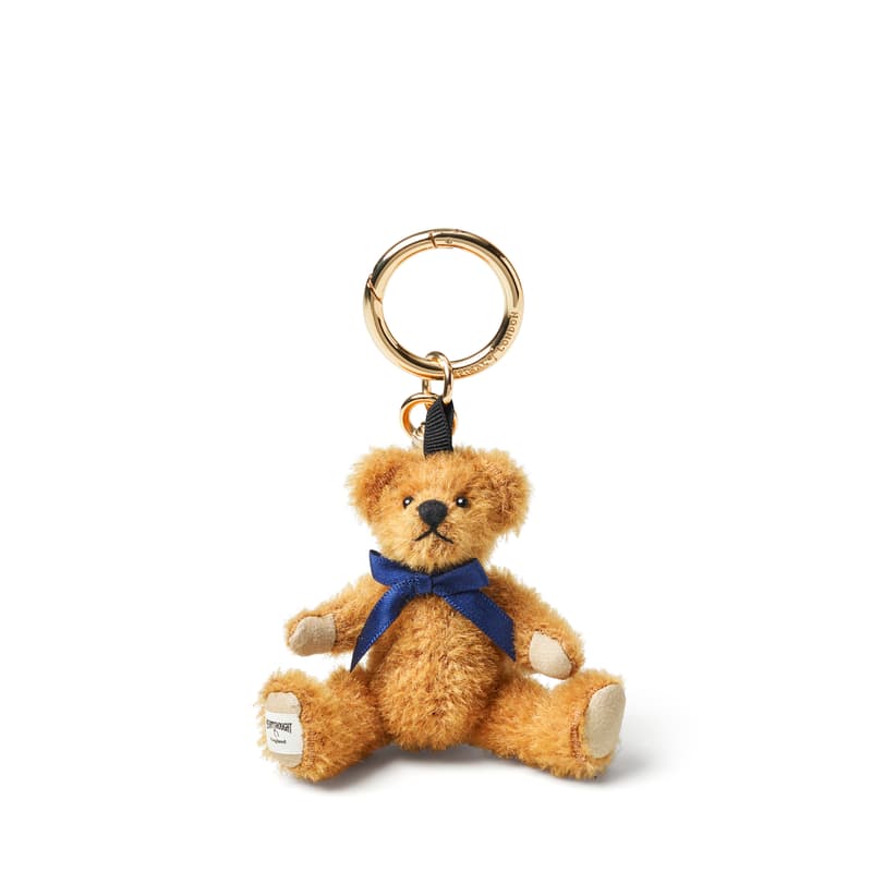 Bertie Bear Mohair Keyring