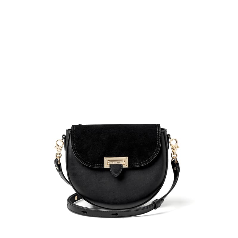 Portobello Crossbody in Smooth Black