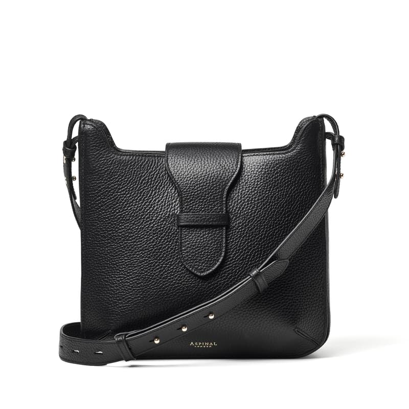 Ella Hobo in Black Pebble