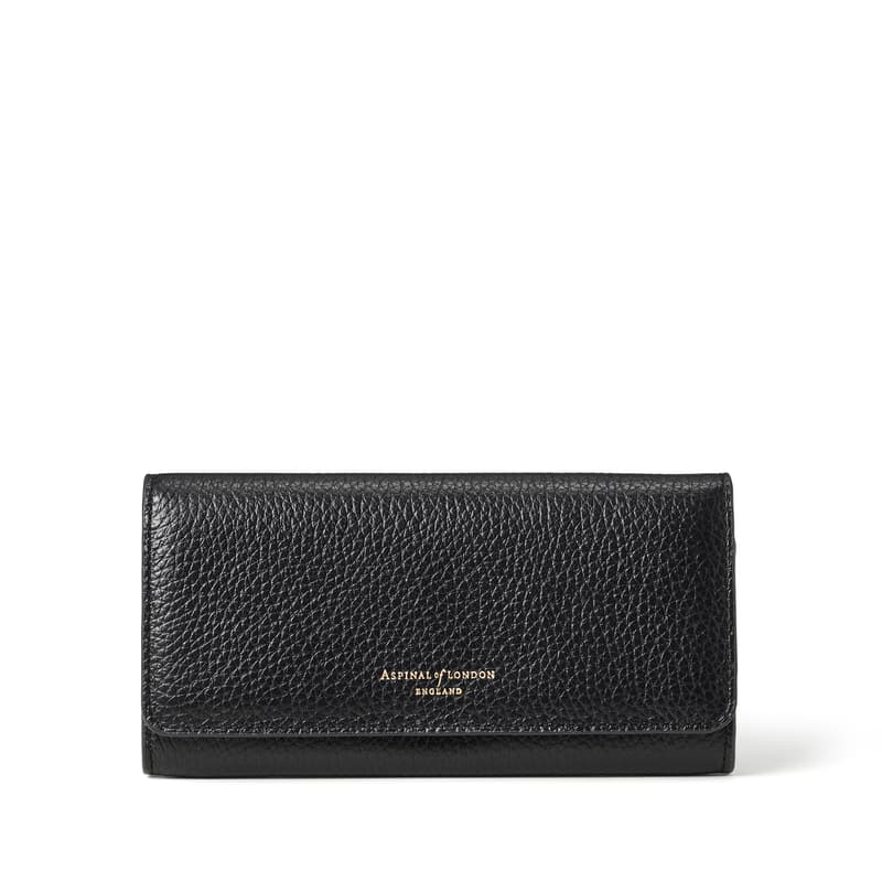 Essential Wallet in Black Pebble