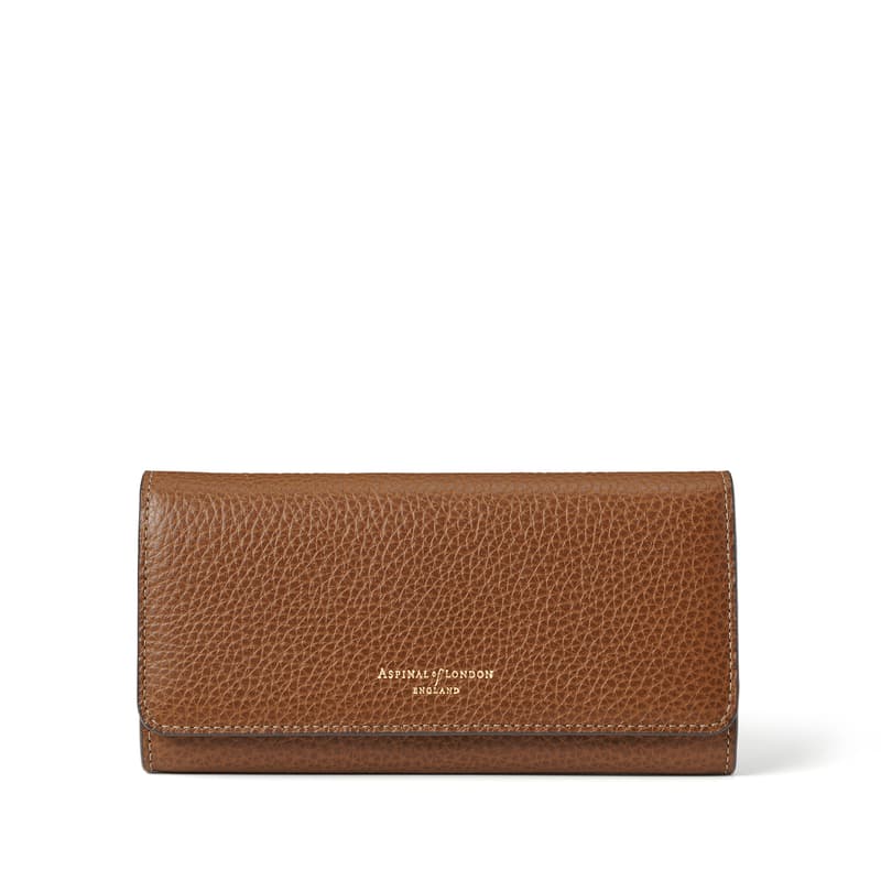 Essential Wallet in Tan Pebble