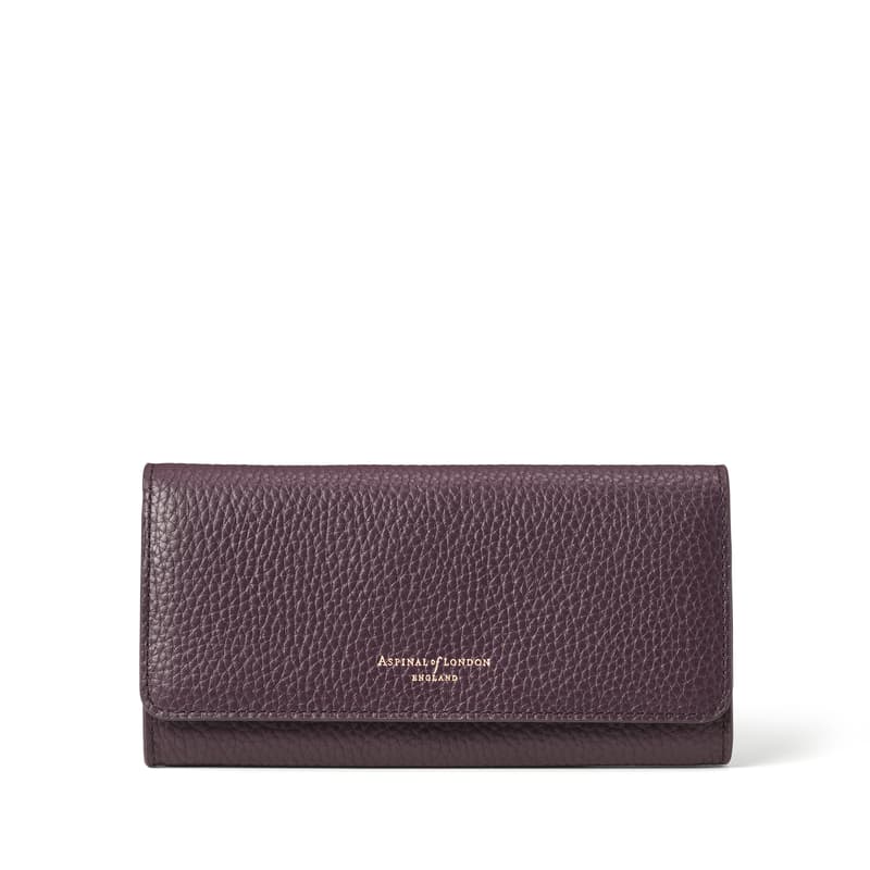 Essential Wallet in Fig Pebble