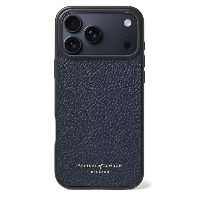iPhone 17 Pro Max Case in Navy Pebble