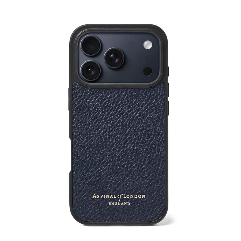 iPhone 17 Pro Case in Navy Pebble