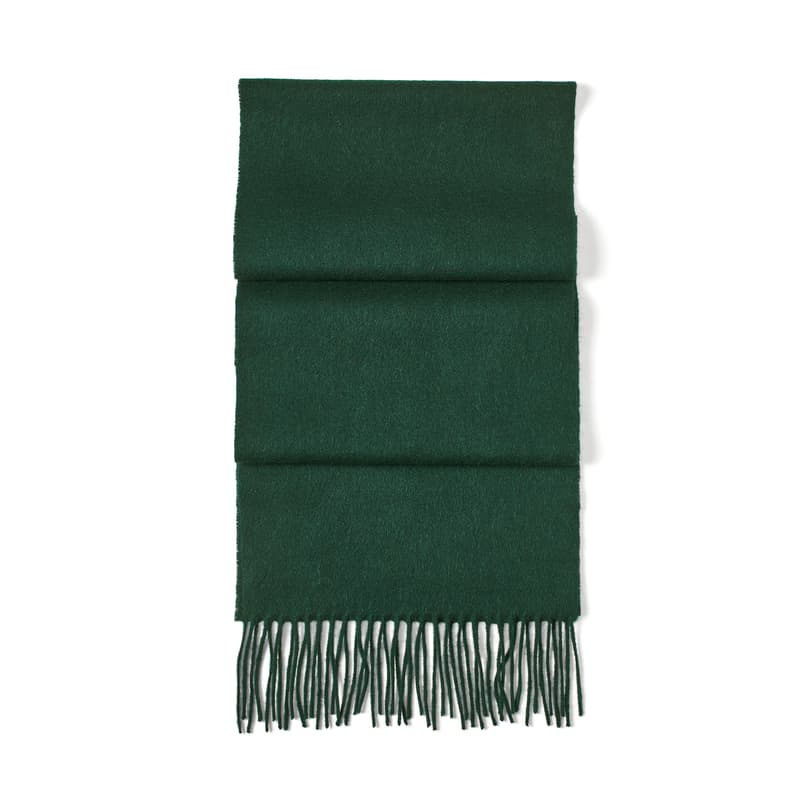 Pure Cashmere Scarf in Evergreen Pure Cashmere