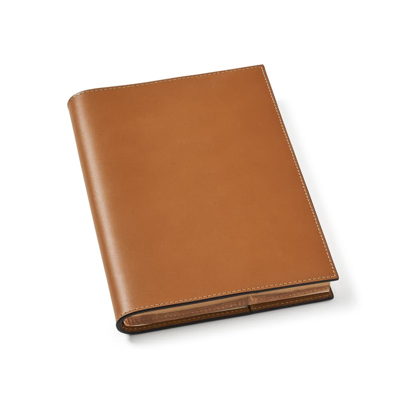 A5 Refillable Luxury Journal in Smooth Tan