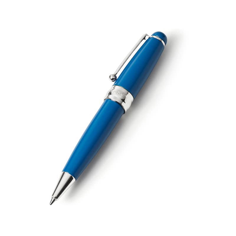 Baby Ballpoint Enamel Pen in Topaz & Silver Plated