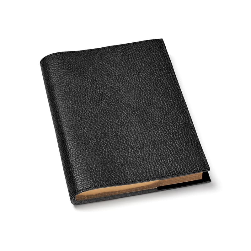 A5 Refillable Journal in Black Pebble