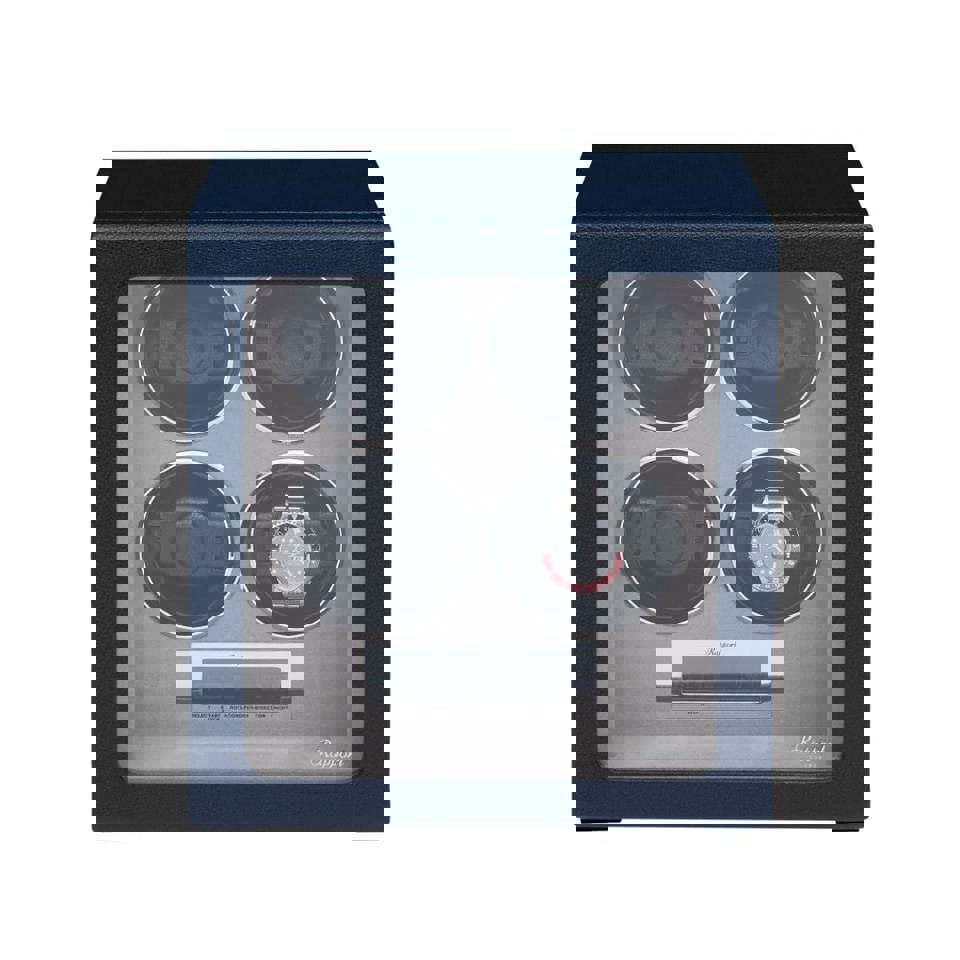 Quantum Quad Watch Winder - Navy