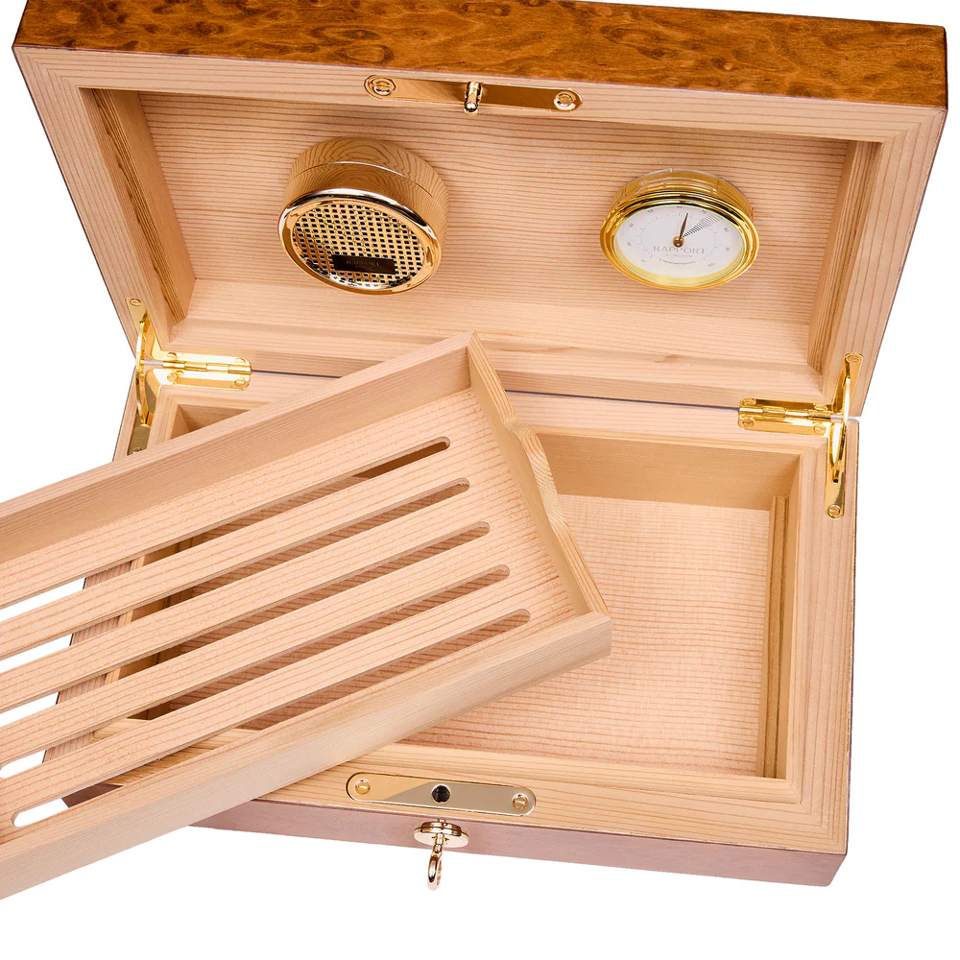 Heritage Humidor - Burr Walnut