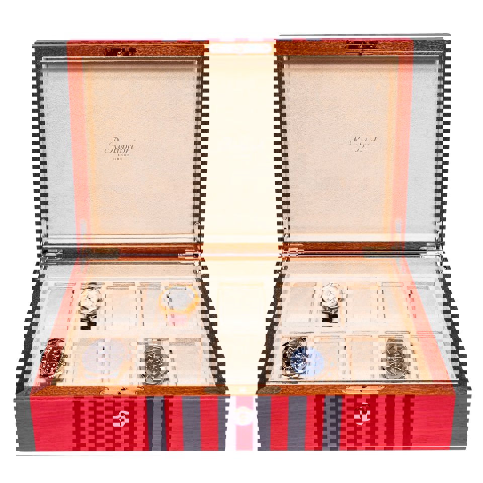 Labyrinth Ten Watch Box - Red