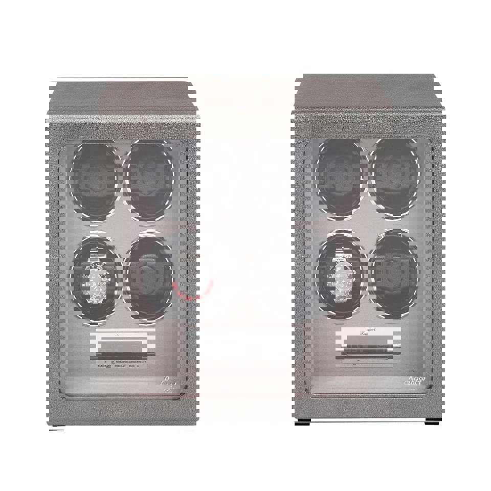 Quantum Quad Watch Winder - Silver